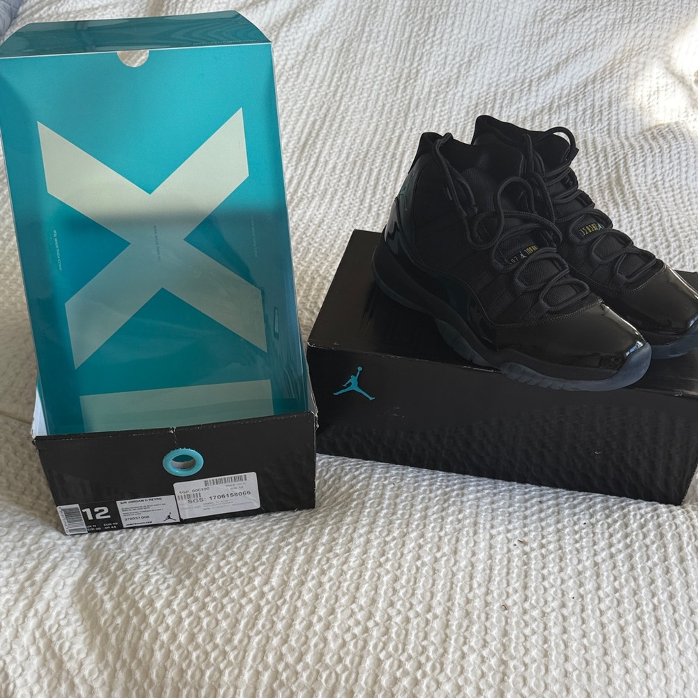 Air Jordan Black Sneakers with Box
